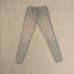 pale blue jeggings